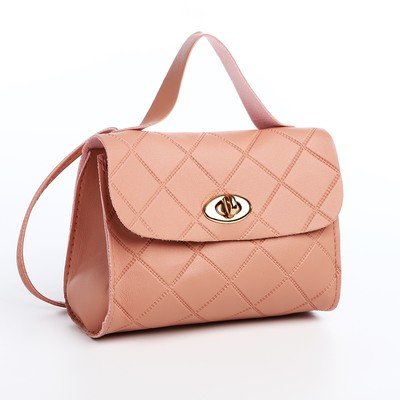 Сумка детская 17×6×12 см, на застёжке, розовая