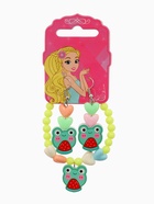 Набор детский "Выбражулька" 2 предмета: серьги, браслет, лягушки, цвет МИКС - фото 809102377