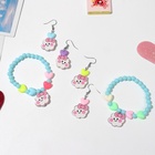 Набор детских украшений Выбражулька «Облачка», 2 предмета: серьги, браслет d=5 см МИКС - фото 51098306