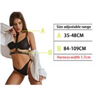 Портупея БДСМ женская, на грудь, регулируемые ремни, экокожа, черный - Фото 6