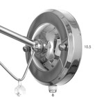 Бра "Миранда" 1хЕ27 40Вт хром28х12,5х18см - фото 23359506