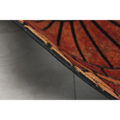 Коврик придверный флокированый 45х75 см, рисунок Пражский град