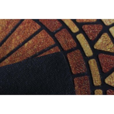 Коврик придверный флокированый 45х75 см, рисунок Пражский град