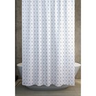 Штора для ванной 180х200 см, рисунок Даймонд - Фото 1