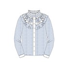 Блузка для девочки, рост 122 см - Фото 6