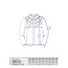 Блузка для девочки, рост 122 см - Фото 7