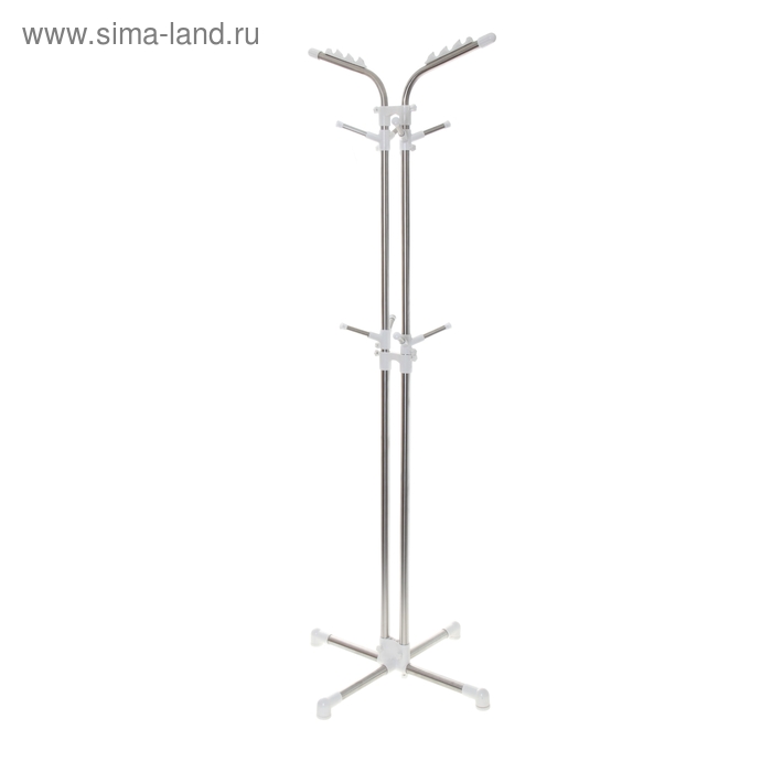 Вешалка напольная телескопическая «Моно», 59×60×120(178) см, цвет хром - Фото 1