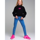 Брюки джинсовые для девочки, рост 128 см - фото 109988064