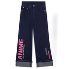 Брюки джинсовые для девочки, рост 152 см - Фото 5