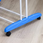 Сушилка для белья напольная трёхуровневая Доляна, 75(126)×64×170 см, рабочая длина 16 м, на колёсах - Фото 6