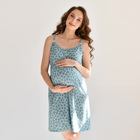 Ночная сорочка женская для беременных "Скоро мама", цвет мятный, размер 52 - фото 320502733