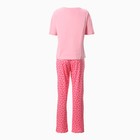 Комплект домашний женский, цвет розовый, размер 46 - Фото 9