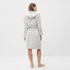 Халат женский "Медвежонок" , цвет кофейный, размер 52 - фото 23271119