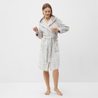 Халат женский "Медвежонок" , цвет кофейный, размер 52 - фото 23271120