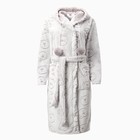 Халат женский "Медвежонок" , цвет кофейный, размер 52 - фото 23473509