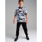 Комплект для мальчика: футболка, брюки, рост 128 см - фото 109331123