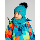 Комплект для мальчика: шапка, снуд, размер 50 - фото 109331816