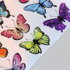 Голографические наклейки (стикеры) "Бабочки" 10х15 см, 5-216 - Фото 2