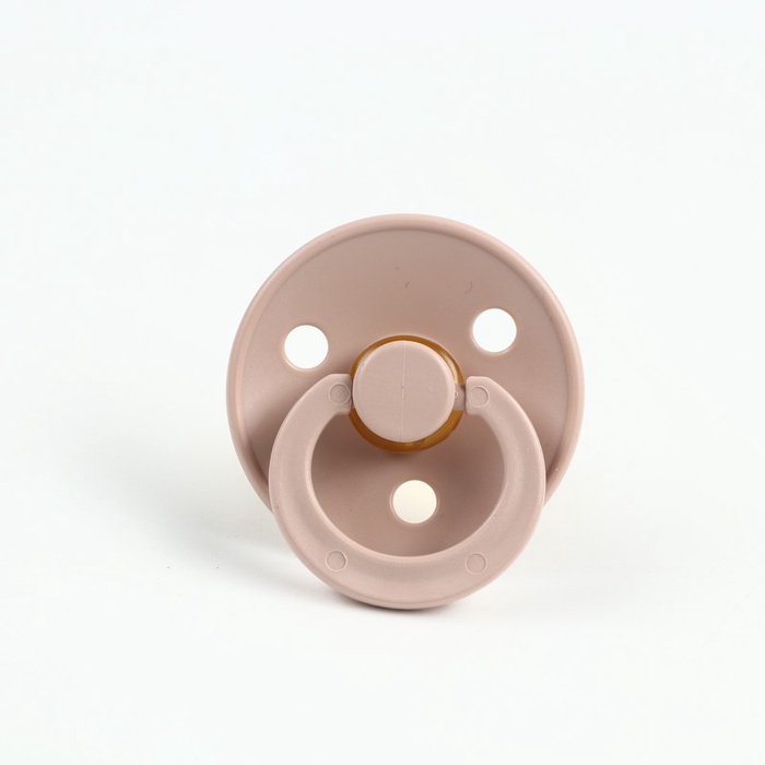 Соска - пустышка латексная классическая M&B, от 3 мес., бежевый - Фото 1