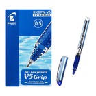 Ручка - роллер PILOT Hi-Tecpoint V5 Grip, узел-игла 0.5 мм, синий - фото 9685570