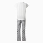 Комплект женский домашний «Такса» (футболка, брюки), цвет белый/серый, размер 44 - Фото 12