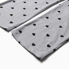 Комплект женский домашний «Такса» (футболка, брюки), цвет белый/серый, размер 50 - фото 23473536