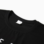 Комплект женский домашний Feel good (футболка, брюки), цвет чёрный, размер 46 - Фото 2