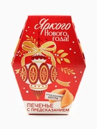Печенье с предсказаниями в коробке «Яркого Нового года», 6 г - Фото 5
