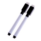 Маркеры на водной основе со стиралкой 2 шт., цвет чёрный, 2 магнита - Фото 5