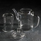 Чайник заварочный со стеклянным ситом «Густав», 400 мл - Фото 2