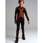 Термокомплект для мальчика: брюки, толстовка, рост 128-134 см - фото 110186613