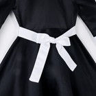 Карнавальное черное платье с белым воротником,атлас,п/э,р-р34,р134 - Фото 4