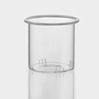 Заварочный чайник, 1 л, стеклянное сито, прозрачный - Фото 6