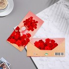 Конверт для денег "Красоты!" розы 17х8 см (комплект 10 шт) - фото 23232501