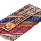 Конверт для денег с декоративным элементом "С Юбилеем!" тиснение, узоры, 16.5х8,5 см - фото 23232548