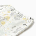 Штанишки детские, цвет молочный/звери, рост 74 см - фото 24268373