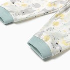 Штанишки детские, цвет молочный/звери, рост 74 см - фото 24268374