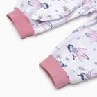 Комбинезон детский, цвет белый/принцессы, рост 80 см - фото 23473713