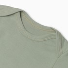 Боди детский, цвет хаки, рост 80 см - фото 23473762