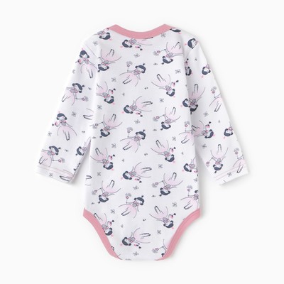 Боди детское «Принцессы», рост 80 см, белое