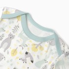 Боди детский, цвет молочный/звери, рост 86 см - фото 23473846