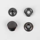Кнопка установочная, Омега (О-образная), d = 15 мм, цвет чёрный никель - Фото 3