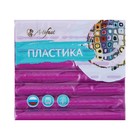 Пластика - полимерная глина 56г, с блёстками, пурпурный - фото 25525957