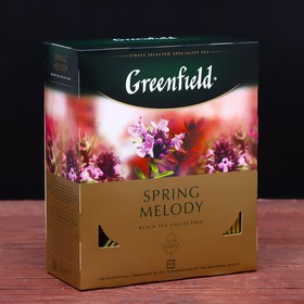 Чай Гринфилд Spring Melody black tea, 100 пакетиков*1,5 г