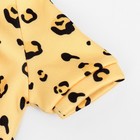 Толстовка "леопард", размер XL (ДС 40, ОШ 40, ОГ 50 см), желтая - фото 7855193