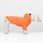 Кофта с капюшоном «Лисенок», размер M, ДС 25, ОШ 28, ОГ 40 см, оранжевая - Фото 3