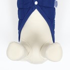 Куртка для собак Nice, размер XS (ДС 20 см, ОШ 20 см, ОГ 28 см), синяя - Фото 6