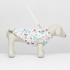 Куртка для собак "Ласка"с поводком, размер L - фото 24189778