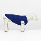 Куртка для собак "Nice", размер  XL (ДС 38 см, ОШ 38 см, ОГ 48 см), синяя - Фото 2