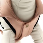 Куртка для собак "Шоколад", размер L (ДС 37, ОГ 50, ОШ 37), бежево-коричневая - фото 24189854